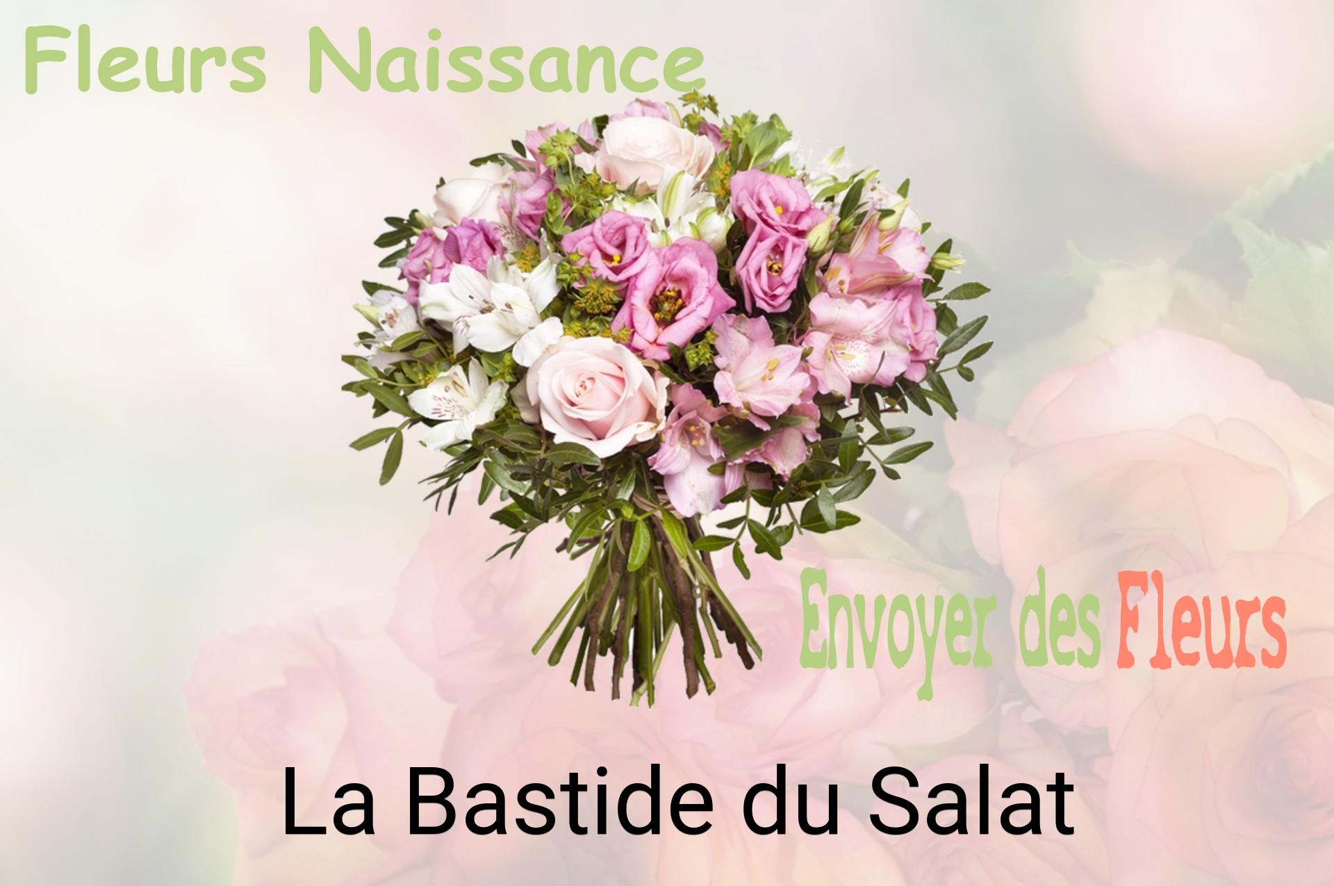 Bouquet de fleurs de naissance livré à La Bastide-du-Salat